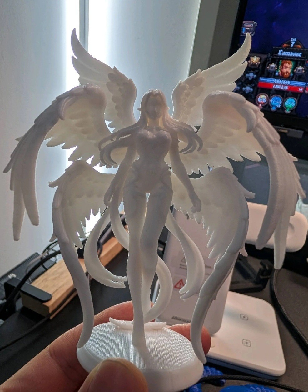 Elegant Angel Statue 3D Printed Elegant Angel Statue 3D Printed
