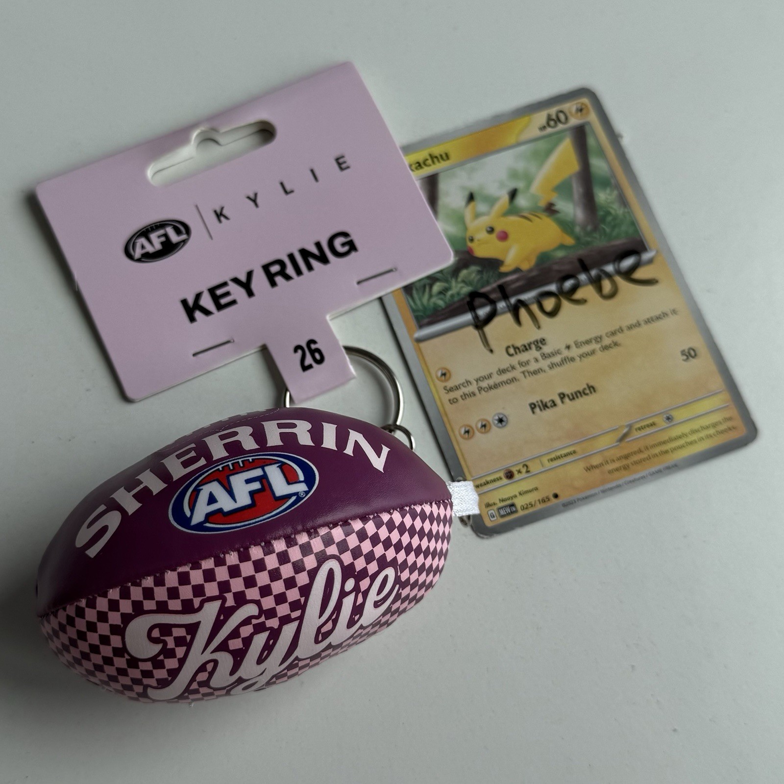 FREE 🇦🇺 SHIP - POP UP EXCLUSIVE 2026 AFL x Kylie Minogue Key Ring