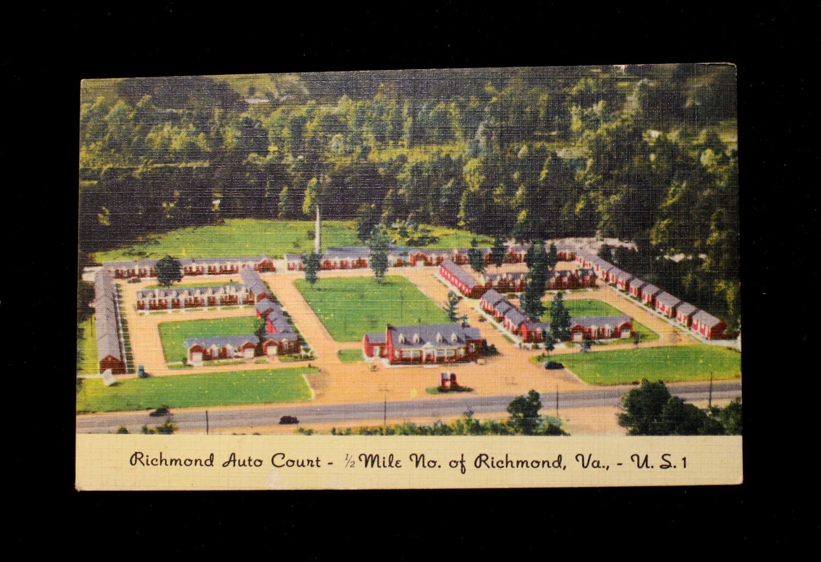VTG LINEN POSTCARD \