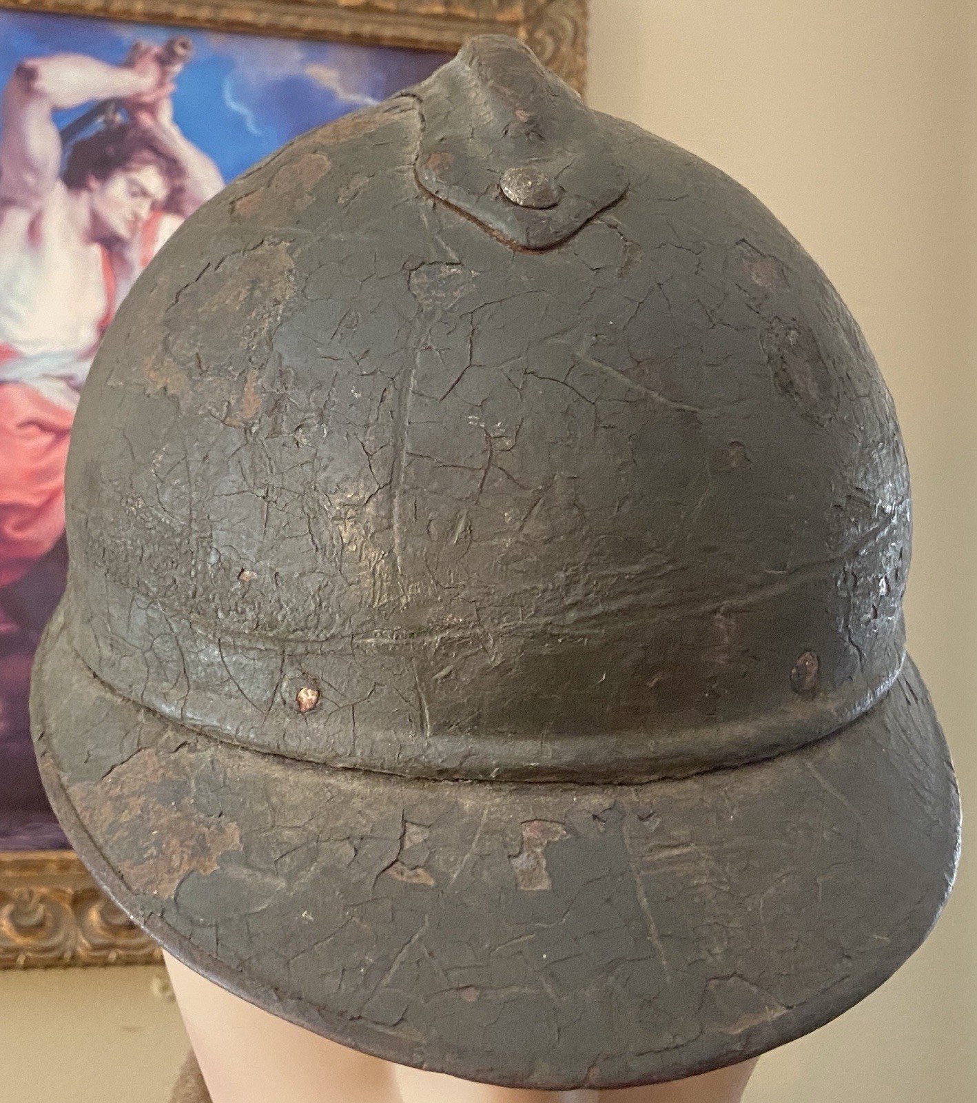WWI ITALIAN ADRIAN STEEL HELMET 