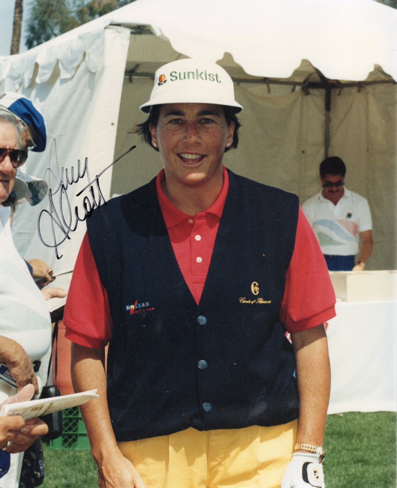 Amy Alcott LPGA Golf HOF US Open Champ Signed Autograph Photo