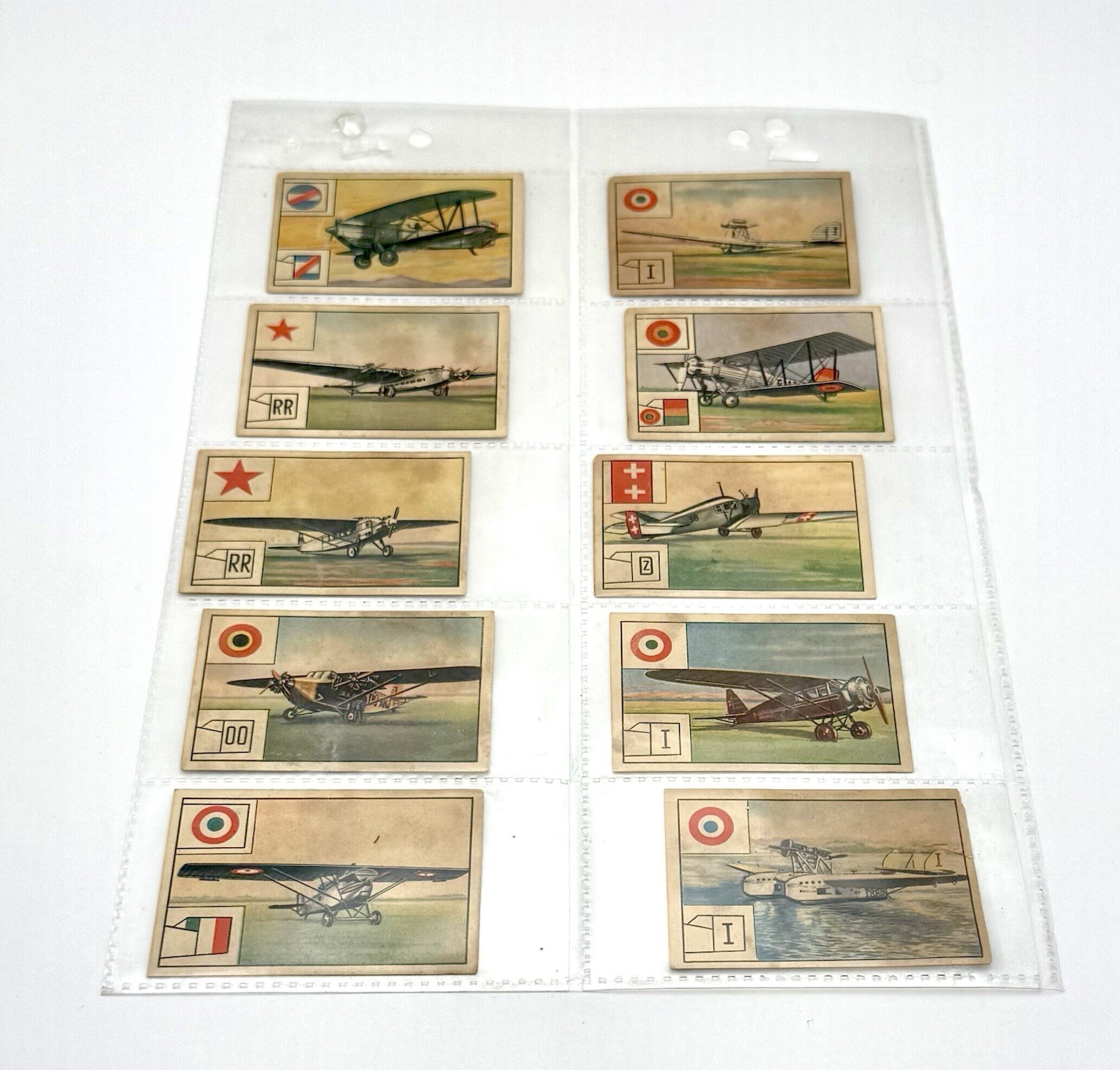 1932 Garbaty Gold SABA Die Eroberung der Luft 67 Card Aviation Tobacco Lot