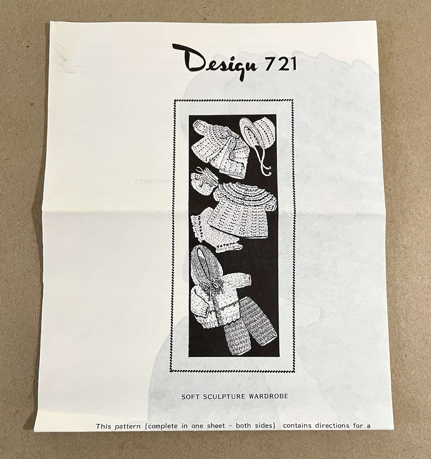 Design #721 Vintage Crochet Wardrobe, 18