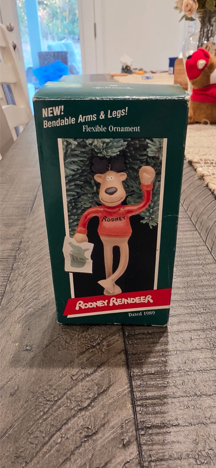 Hallmark 1989 Vintage Rodney Reindeer Ornament