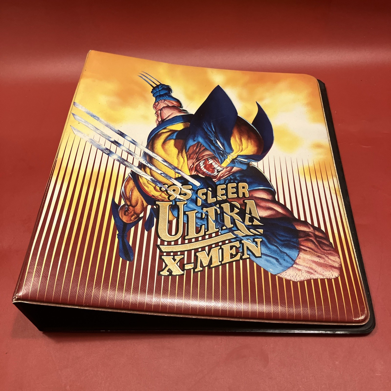 1995 Fleer Ultra X-Men \'95 Collector\'s Binder Wolverine Marvel 3 Ring Vintage