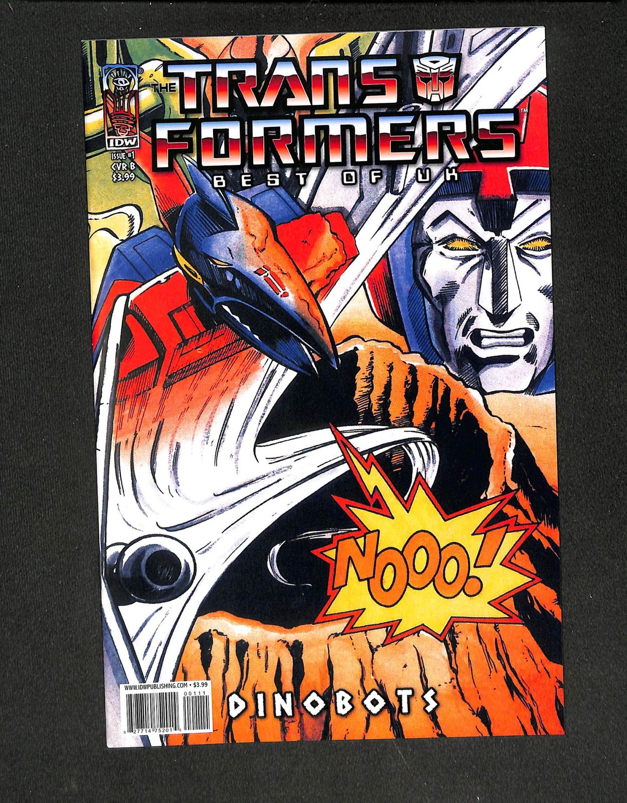 Transformers: Best Of Uk - Dinobots #1 Cover B Variant Idw 2007