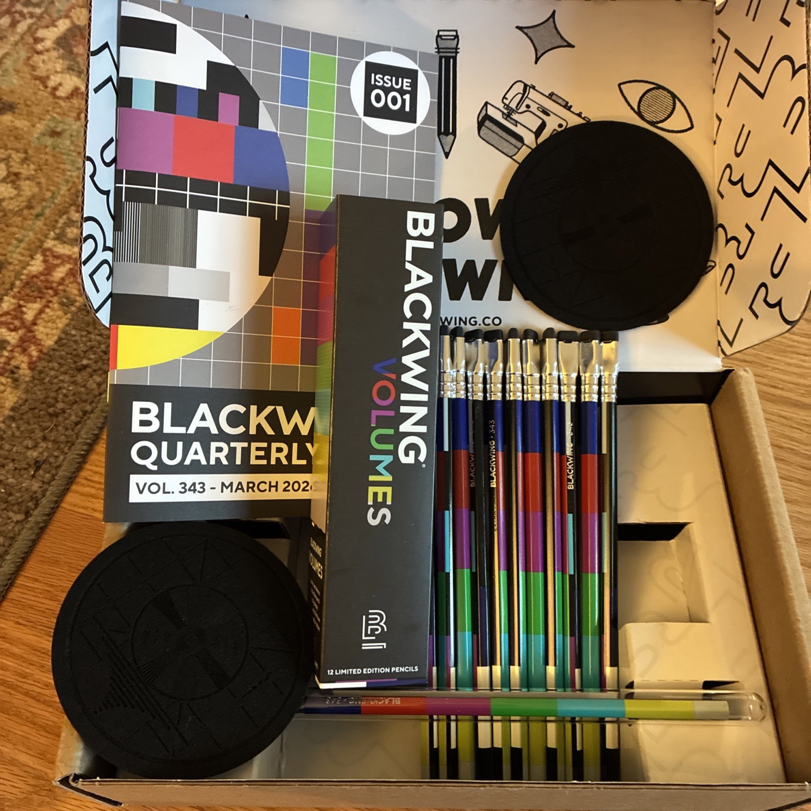 Blackwing Volumes 343 Broadcast TV Pencils March 2026 Subscription Box New