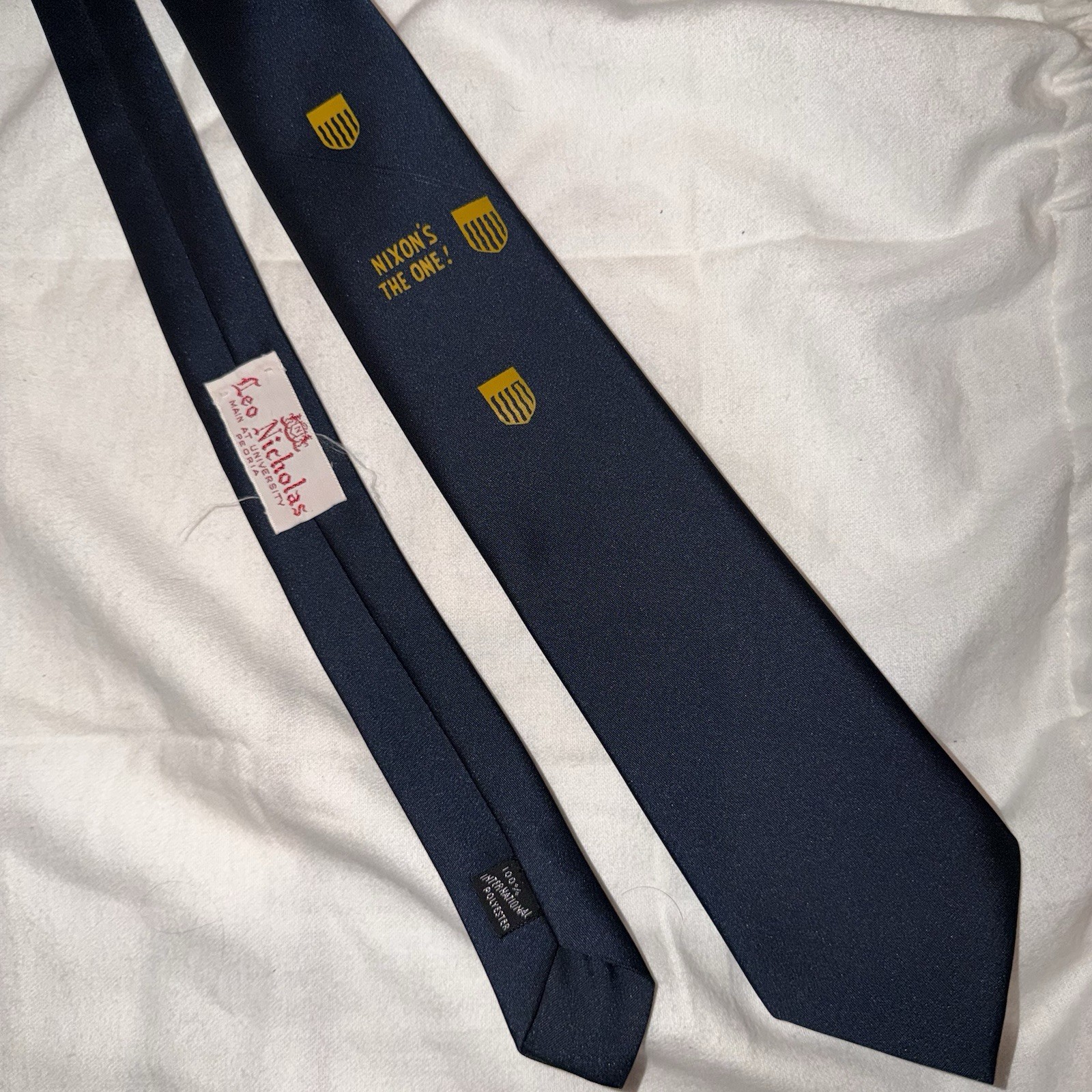 Nixon 1968 Presidential Campaign Neck Tie — RARE — True Vintage Collectible Nixon 1968 Presidential Campaign Neck Tie — RARE — True Vintage Collectible