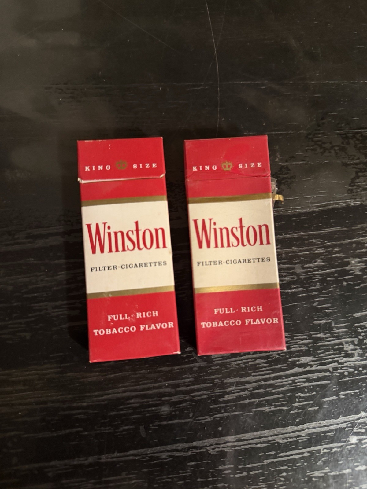 Winston TWA Cigarette Boxes Vintage