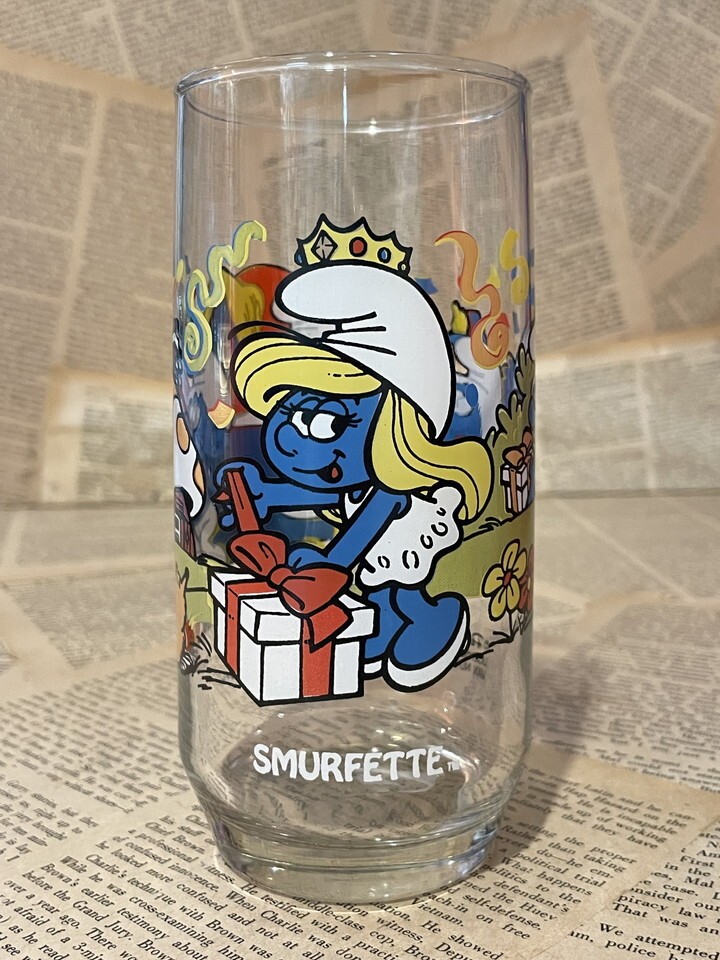 1980s/Smurf/Glass/Buy It Now Vintage USA/Smurf/Glass(80s) GL-056 Age14+