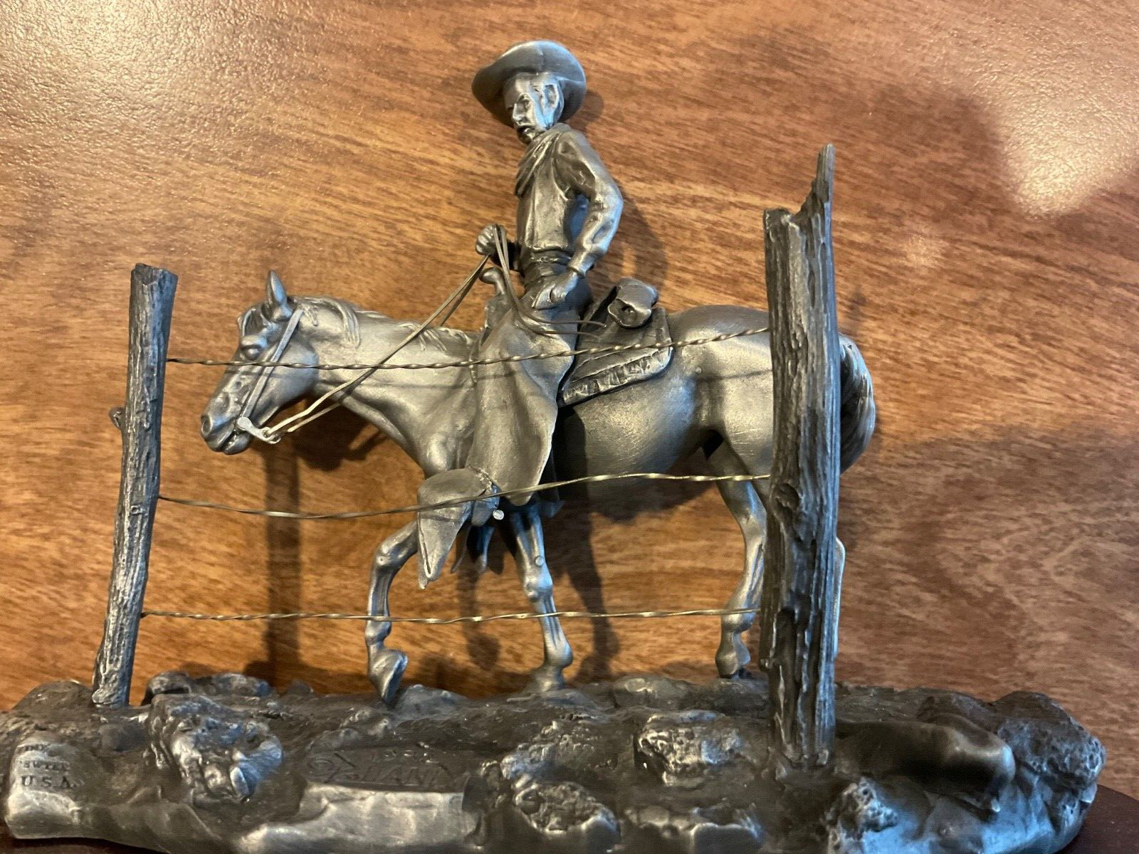 Chilmark Fine Pewter Figurine Line Rider by Don Polland USA 