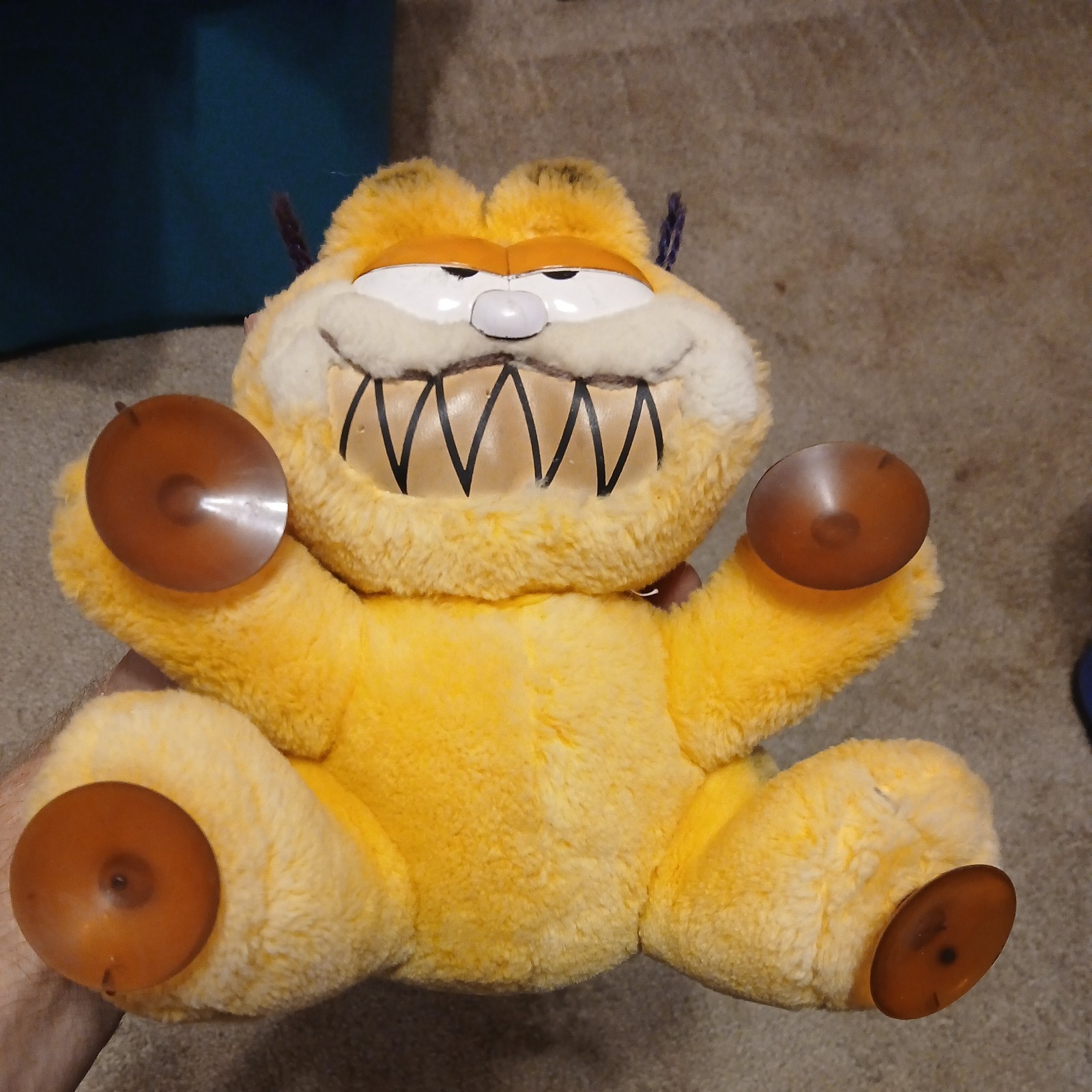 Vintage Garfield Plush with Suction Cups \ Vintage Garfield Plush with Suction Cups \