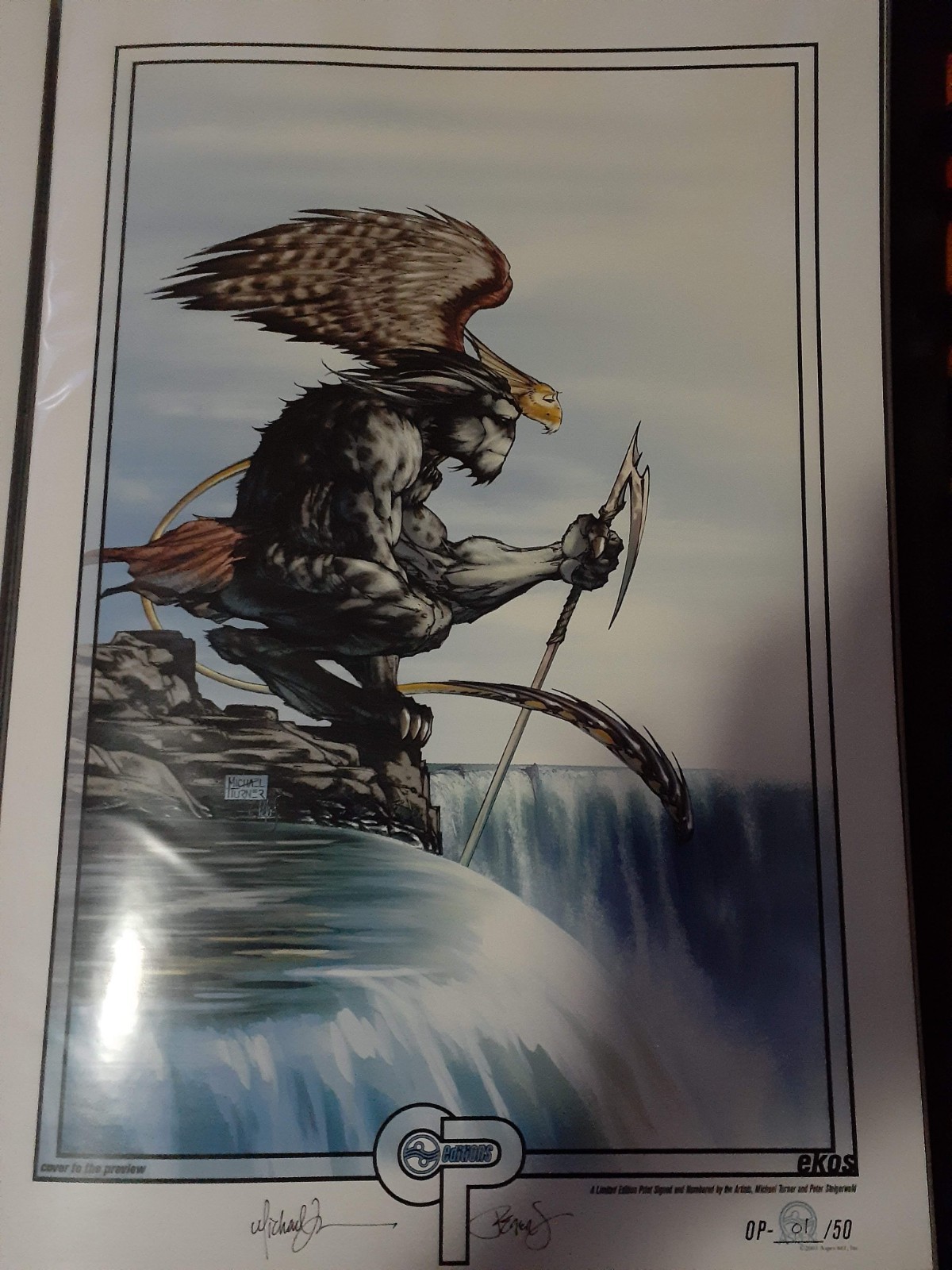 Michael Turner 2001 EKOS OP 1/50 Signed X2 Print GORGEOUS PIECE Michael Turner 2001 EKOS OP 1/50 Signed X2 Print GORGEOUS PIECE