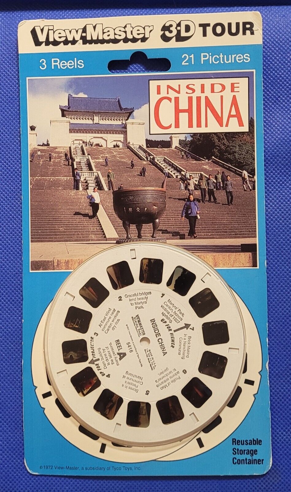 Rare SEALED #5416 Inside China view-master Blister pack 3 Reels COLOR SET