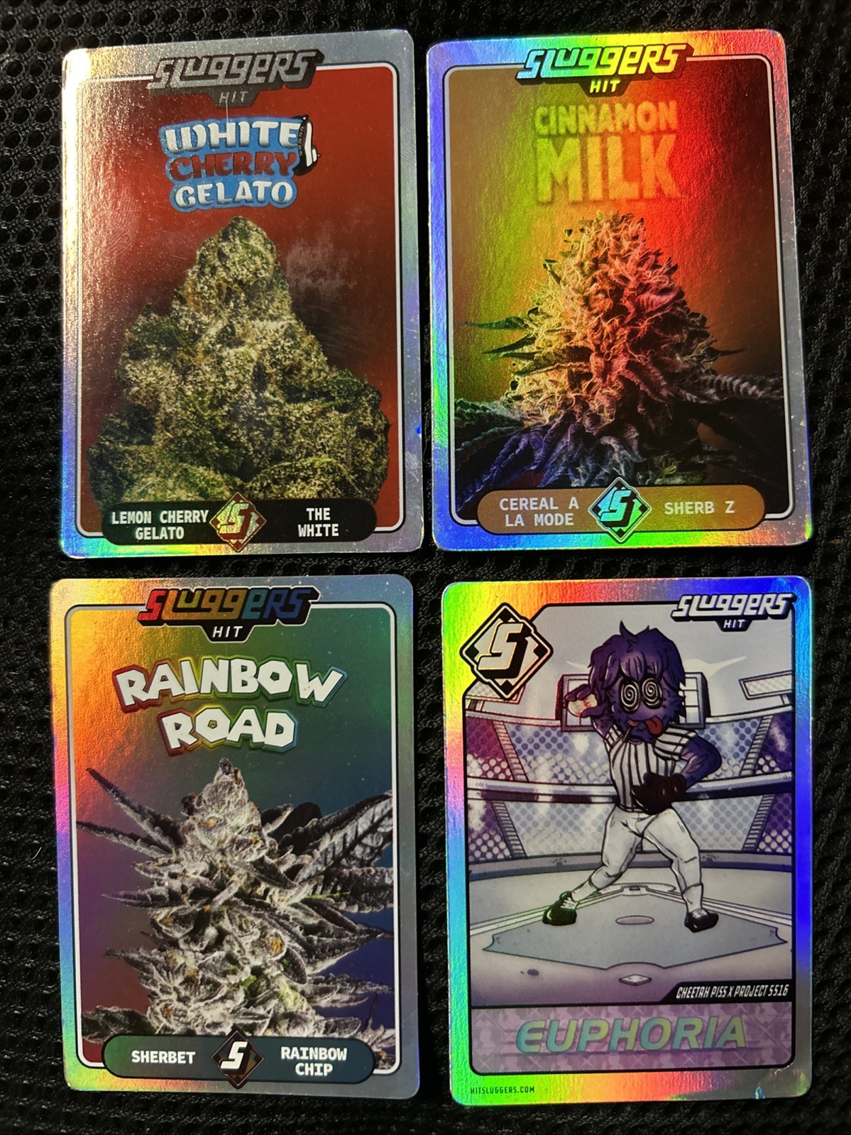 Total Of 4 Sluggers Hit Cards