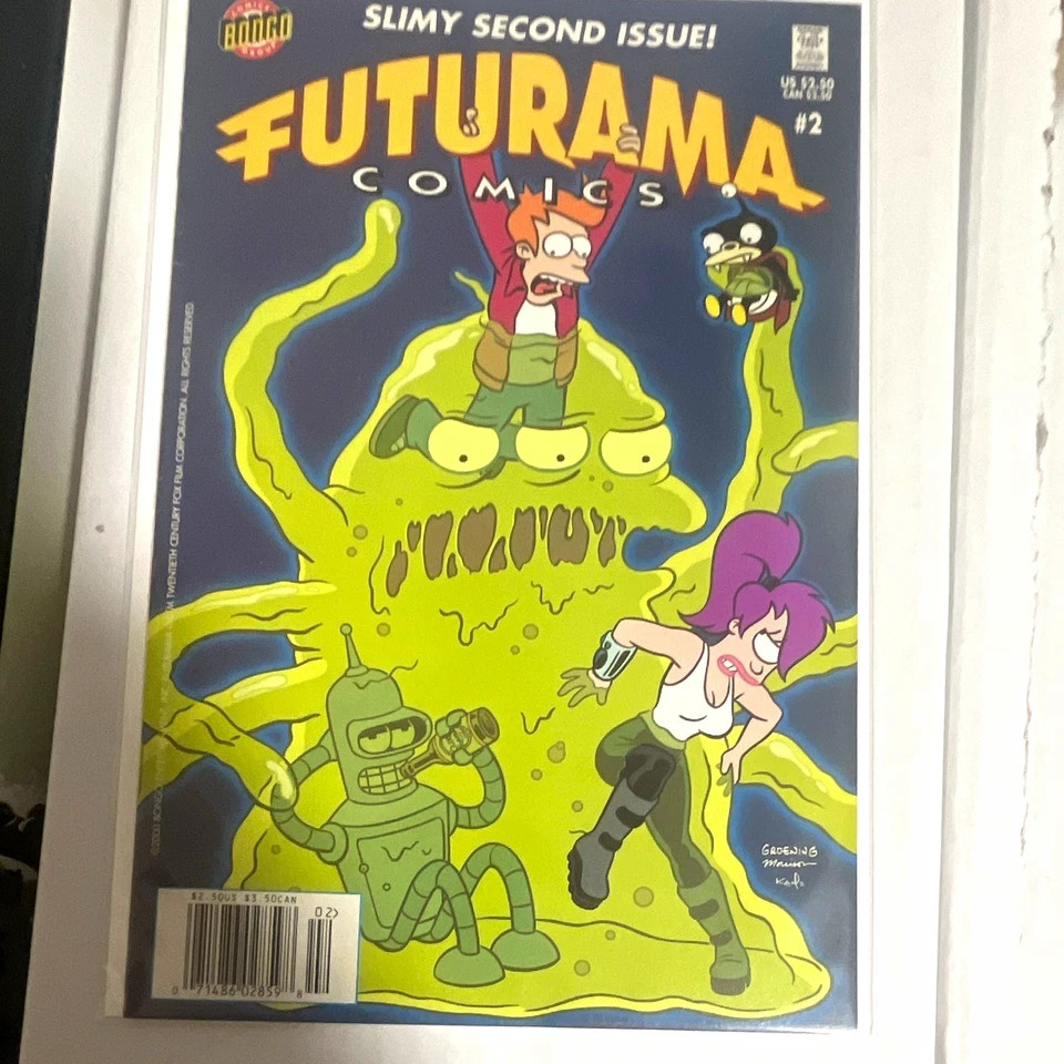 Bongo Futurama Comics 3 Comic Lot #1-2