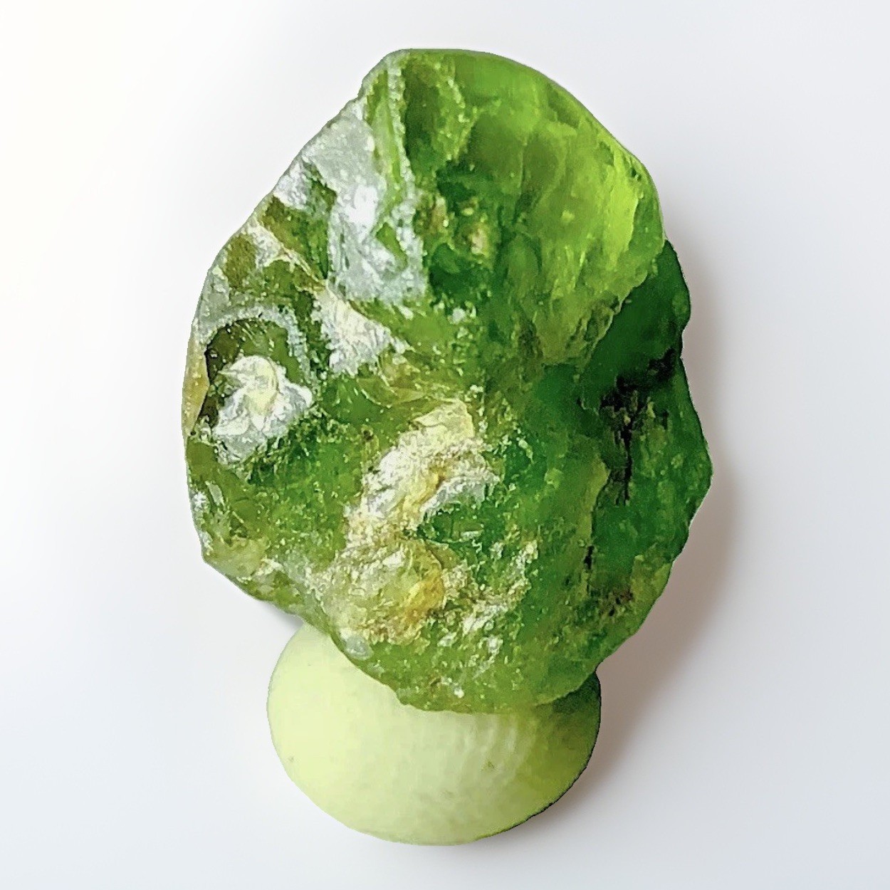 Beautiful Natural Peridot Crystal Raw Green Gemstone Rough Genuine Specimen Gift