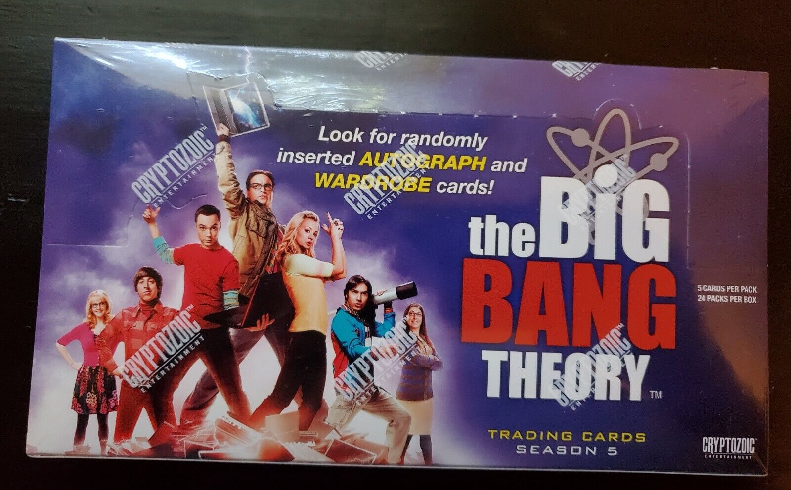 2013 Cryptozoic Big Bang Theory Season 5 Factory Sealed Trading Card Box