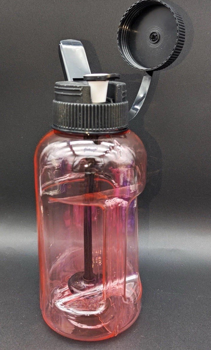 Zmokie 9inch Portable Plastic Hookah 1000ml - 1 week shipping -  pink