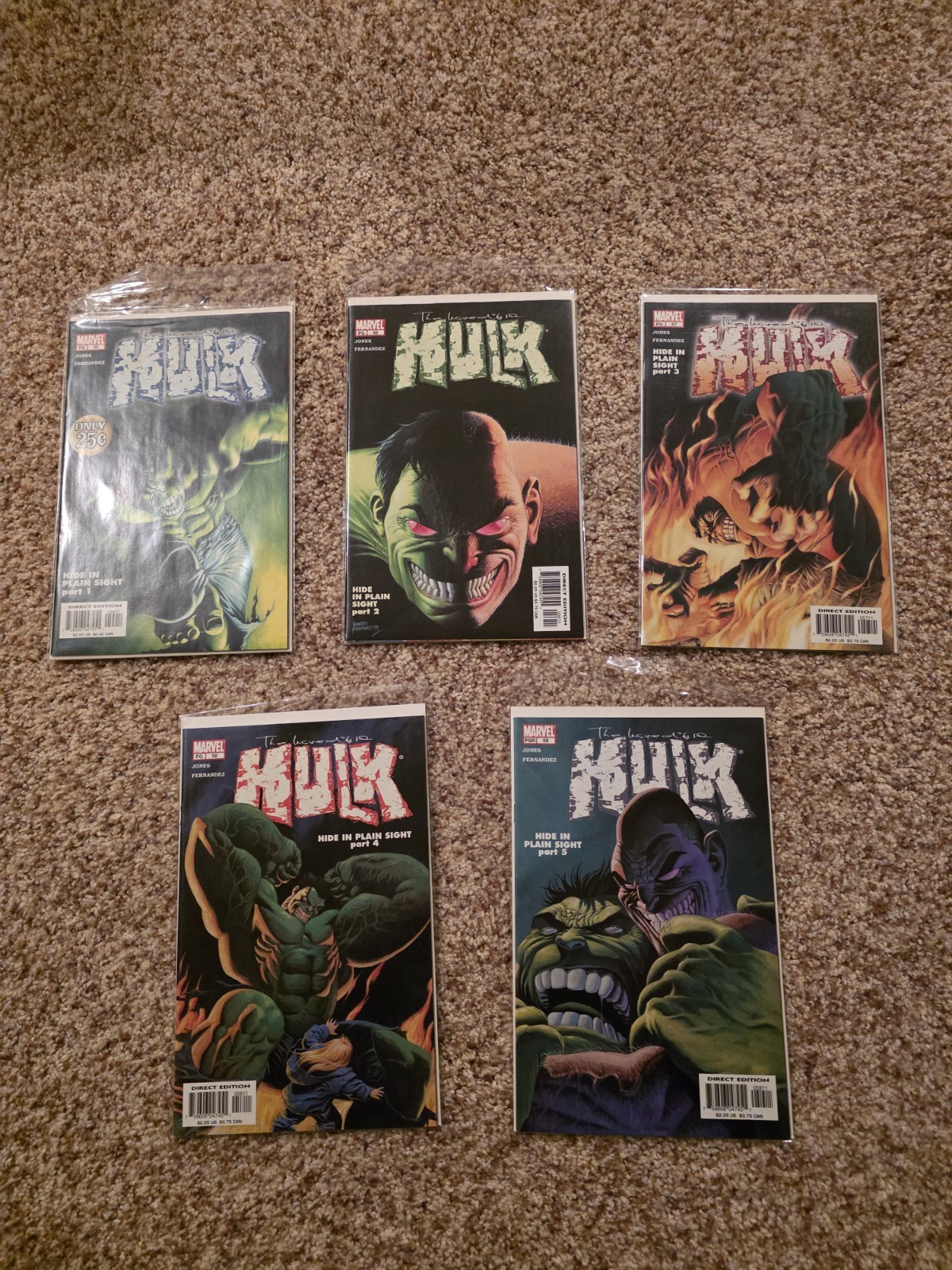 The Incredible Hulk Vol 2 #55-65 MN- Mint Hide In Plain Sight & Split Decisions