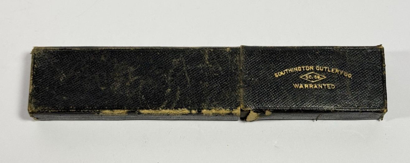 Vintage Southington Cutlery Co. Warranted Straight Razor BOX CASE ONLY