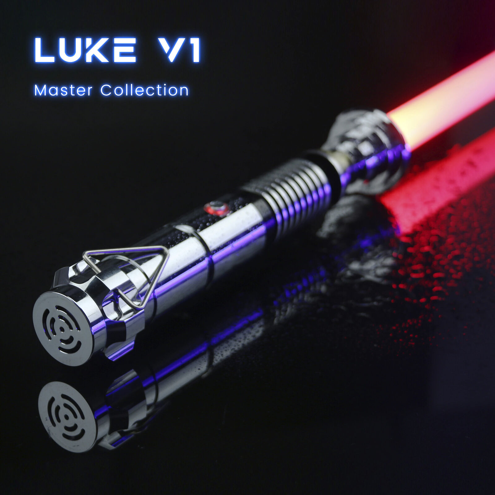 Hot Star Wars Luke Skywalker Lightsaber Silver Metal 16 Color RGB Light Replica