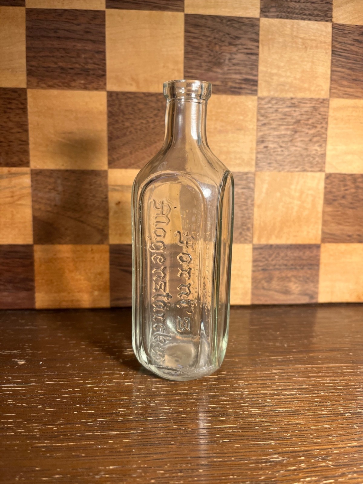 Collectible Bottle Forni’s Magenstarcker, Lines through base