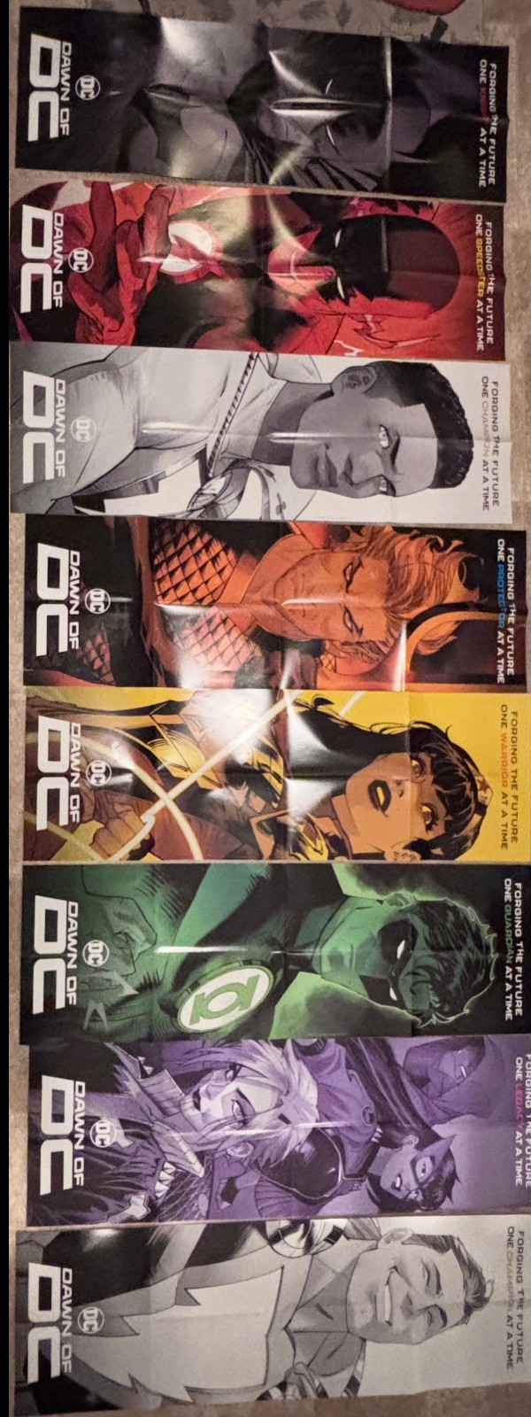 Dawn of DC 8 scroll posters. 12x36 Dawn of DC 8 scroll posters. 12x36