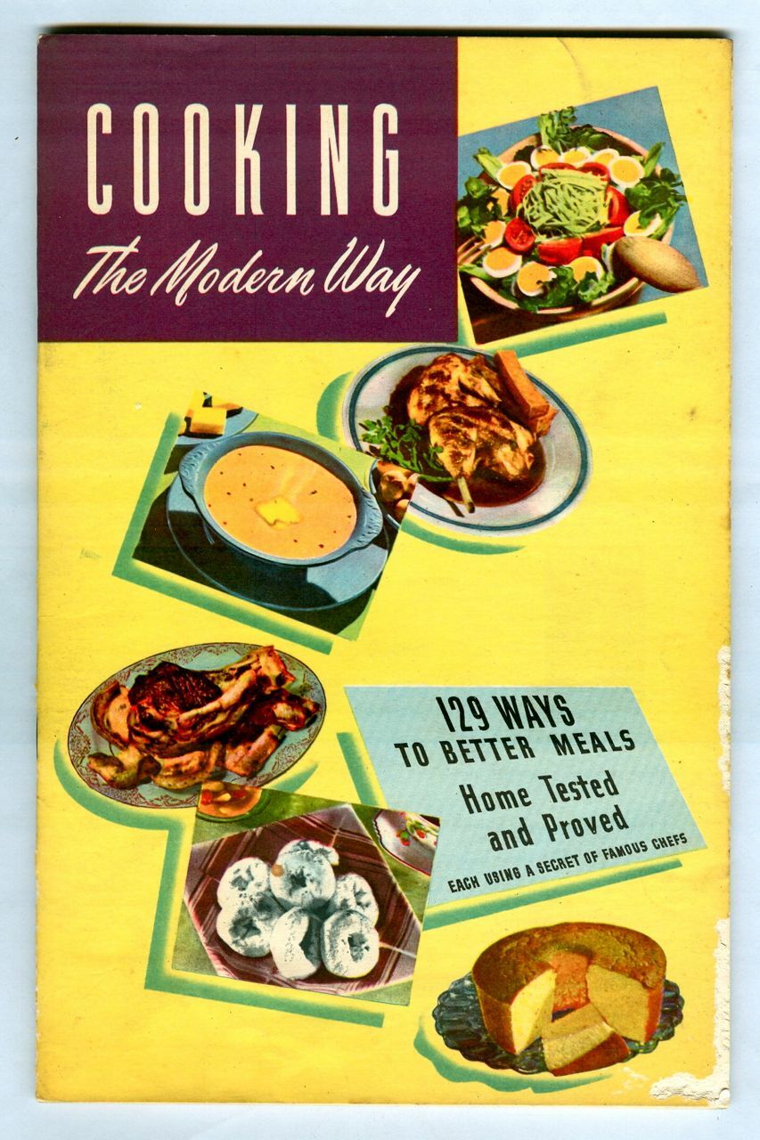 COOKING the MODERN WAY Vintage 1948 PLANTERS Hi-Hat PEANUT OIL Recipe Booklet