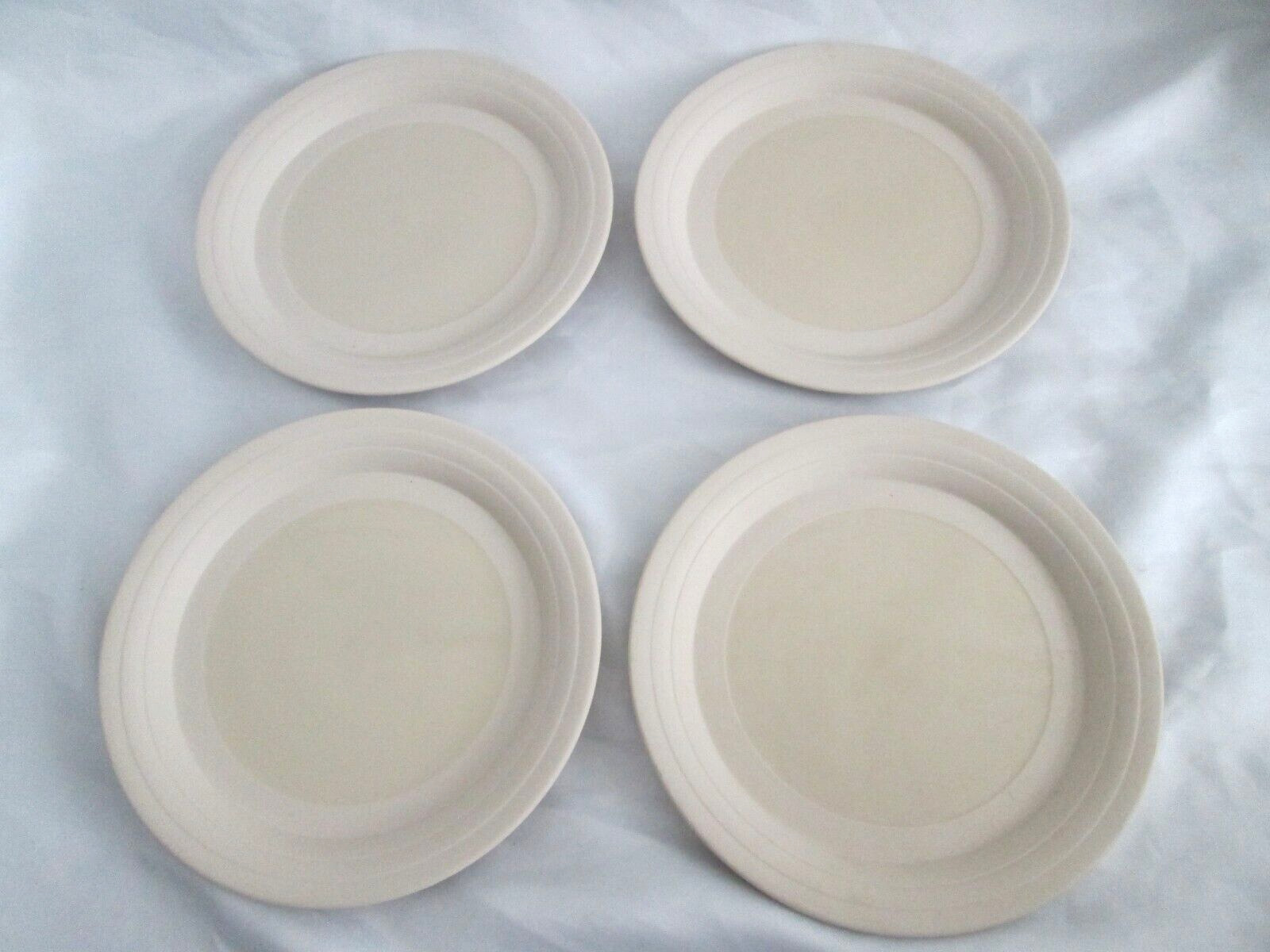 CONCEPT BY HORNSEA set of 4 bread-butter plates--matte outer-glossy center