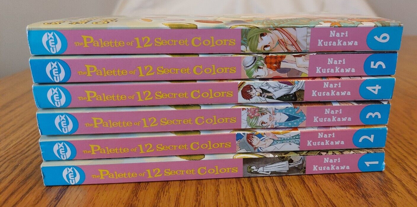 The Palette of 12 Secret Colors Volume 1-6 Manga English Vol Nari Kusakawa