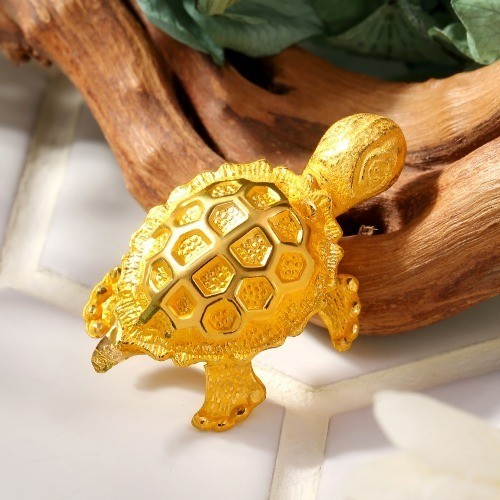 24K Golden Lucky Turtle Object 3.75g Fine Gold 99.9 K-Gold 24K Golden Lucky Turtle Object 3.75g Fine Gold 99.9 K-Gold