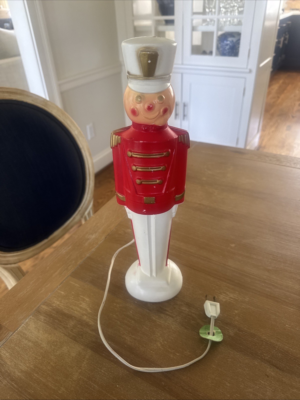 Vintage Empire Plastic Christmas Toy Soldier Blow Mold 1969 Nutcracker 14\