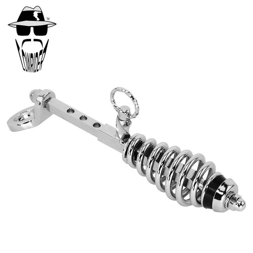 ORIGINAL LOWRIDER Chrome 5-Hole Bike Slammer Set Spring Fork Suspension Base Kit