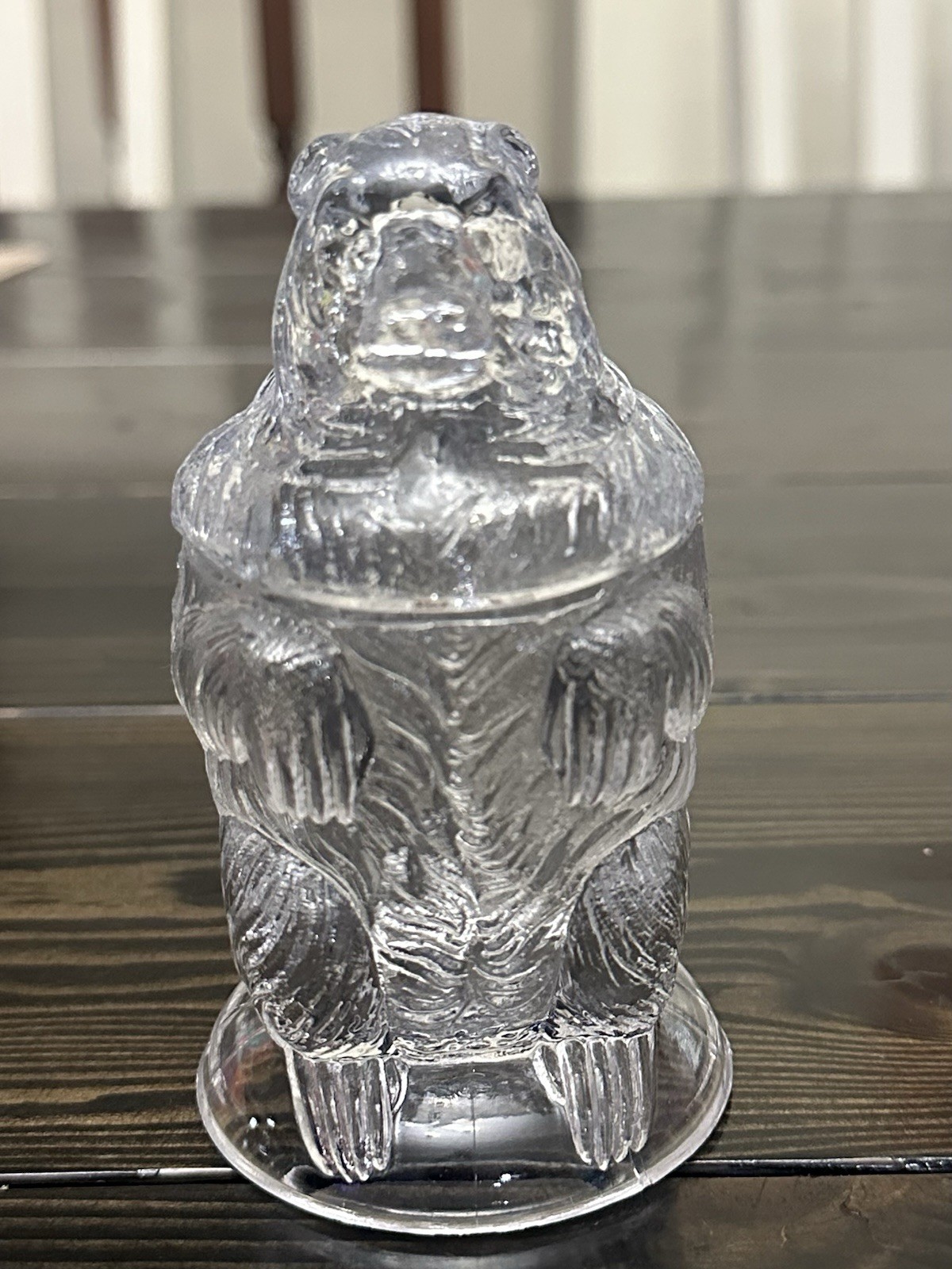 Vintage Bryce Higbee Menagerie Bear- Mustard Jar from 1885