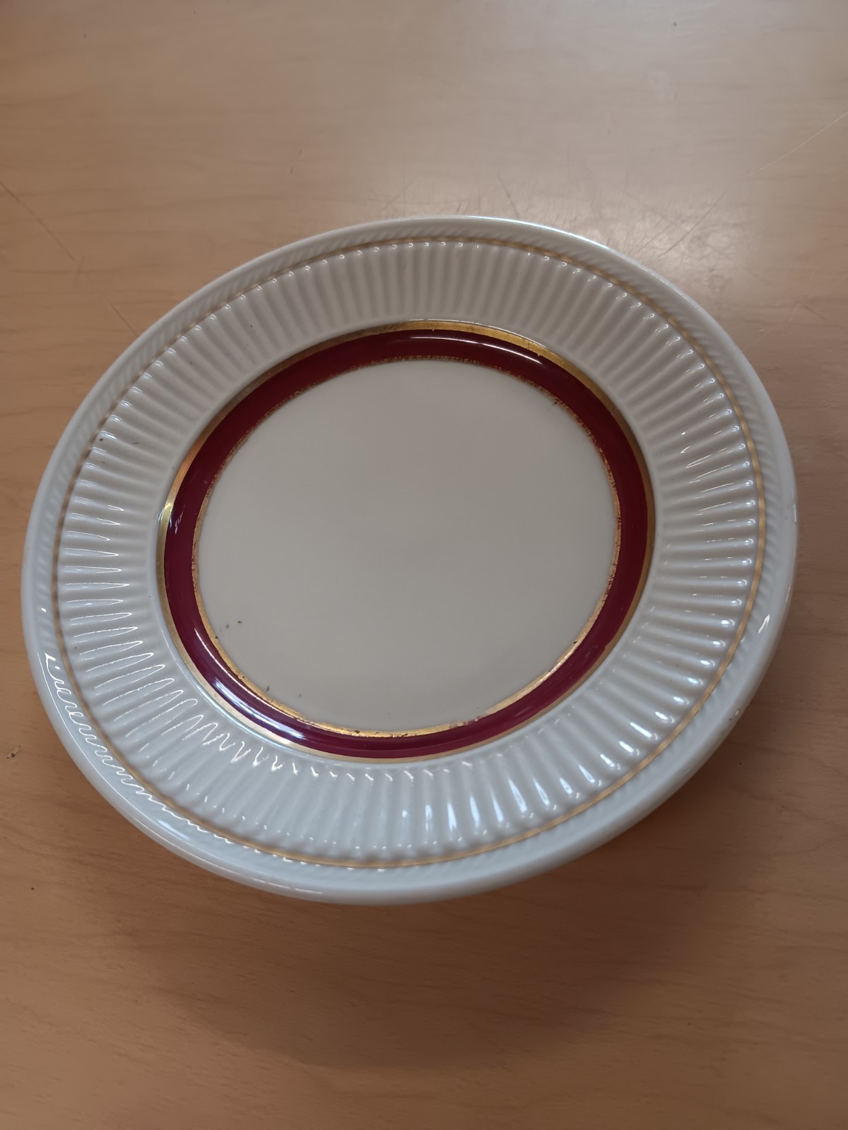 1970s Shenango Restaurant Ware Vitrified China  Bread Plate-Parliament Pattern