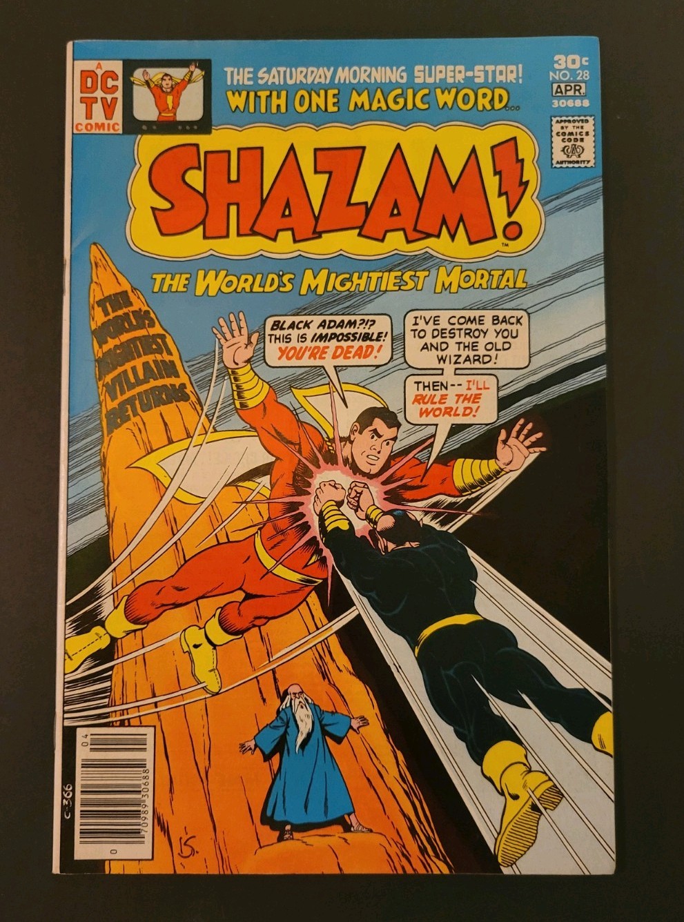 Shazam #28 2nd appearance of Black Adam DC 1977.