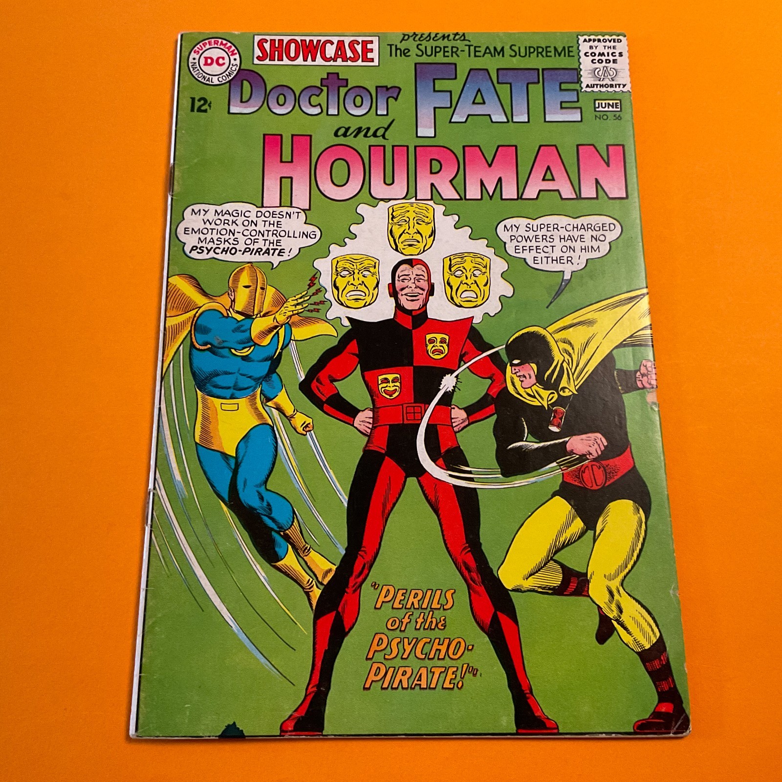 DC Showcase #56 (1965) Doctor Fate & Hourman 1st Silver age Psycho Pirate