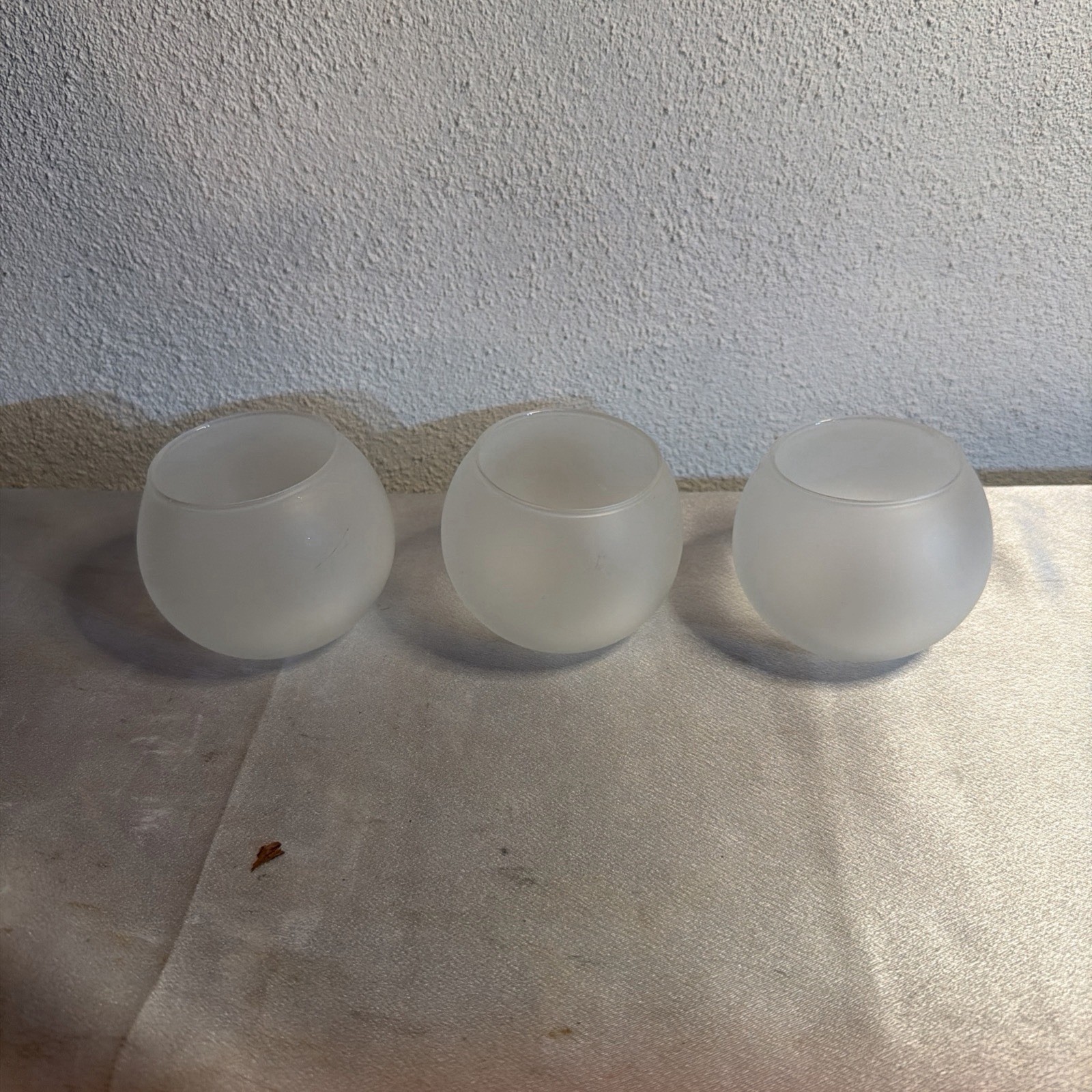NEW Vintage PartyLite Frosted Tea Light Holders 3 available P7128G NEW Vintage PartyLite Frosted Tea Light Holders 3 available P7128G