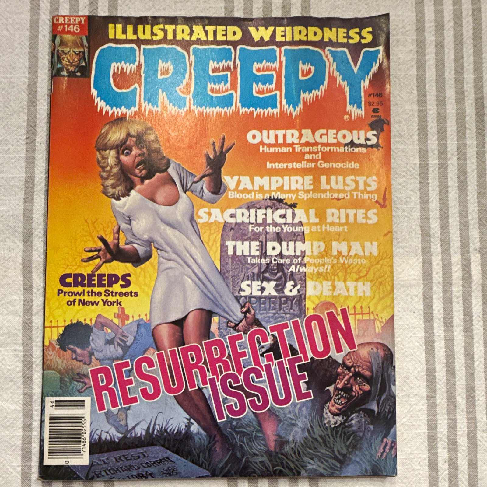 Vintage CREEPY Magazine #146 Fall 1985 RESURRECTION ISSUE Harris Comics Key