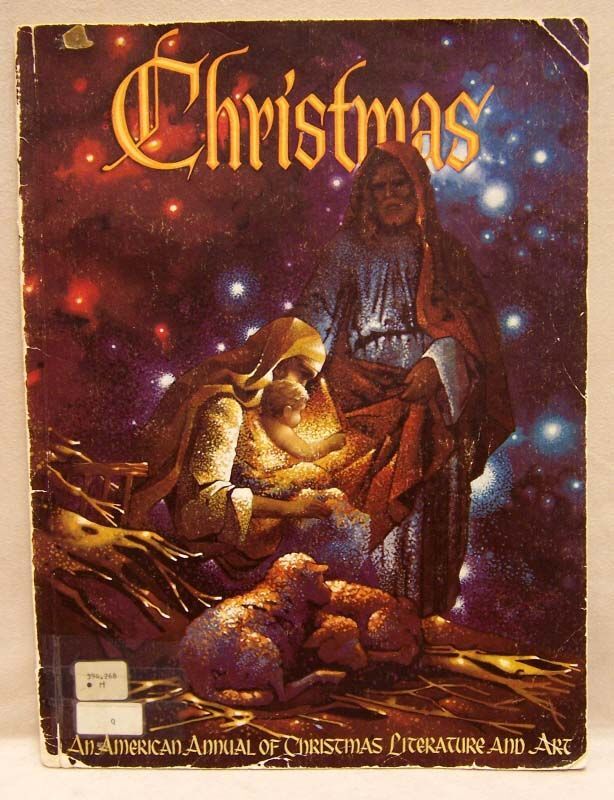 Christmas American Annual Literature Art Book Soft Cover 1971 68 Pages Gospel