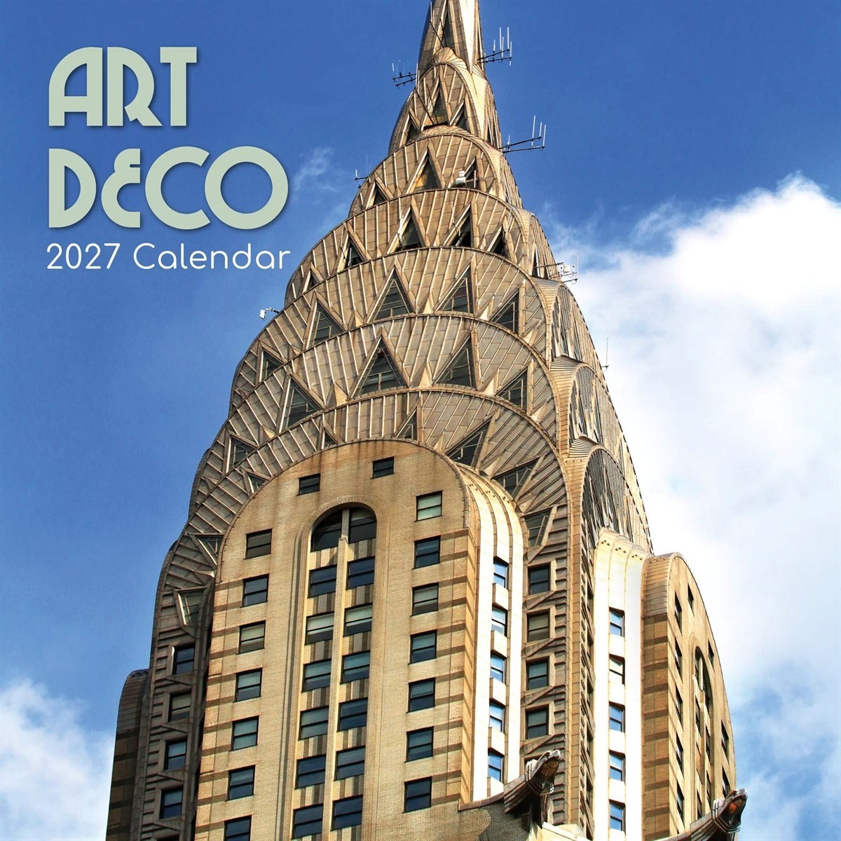 Art Deco Calendar 2027 Vintage Art Wall Calendar