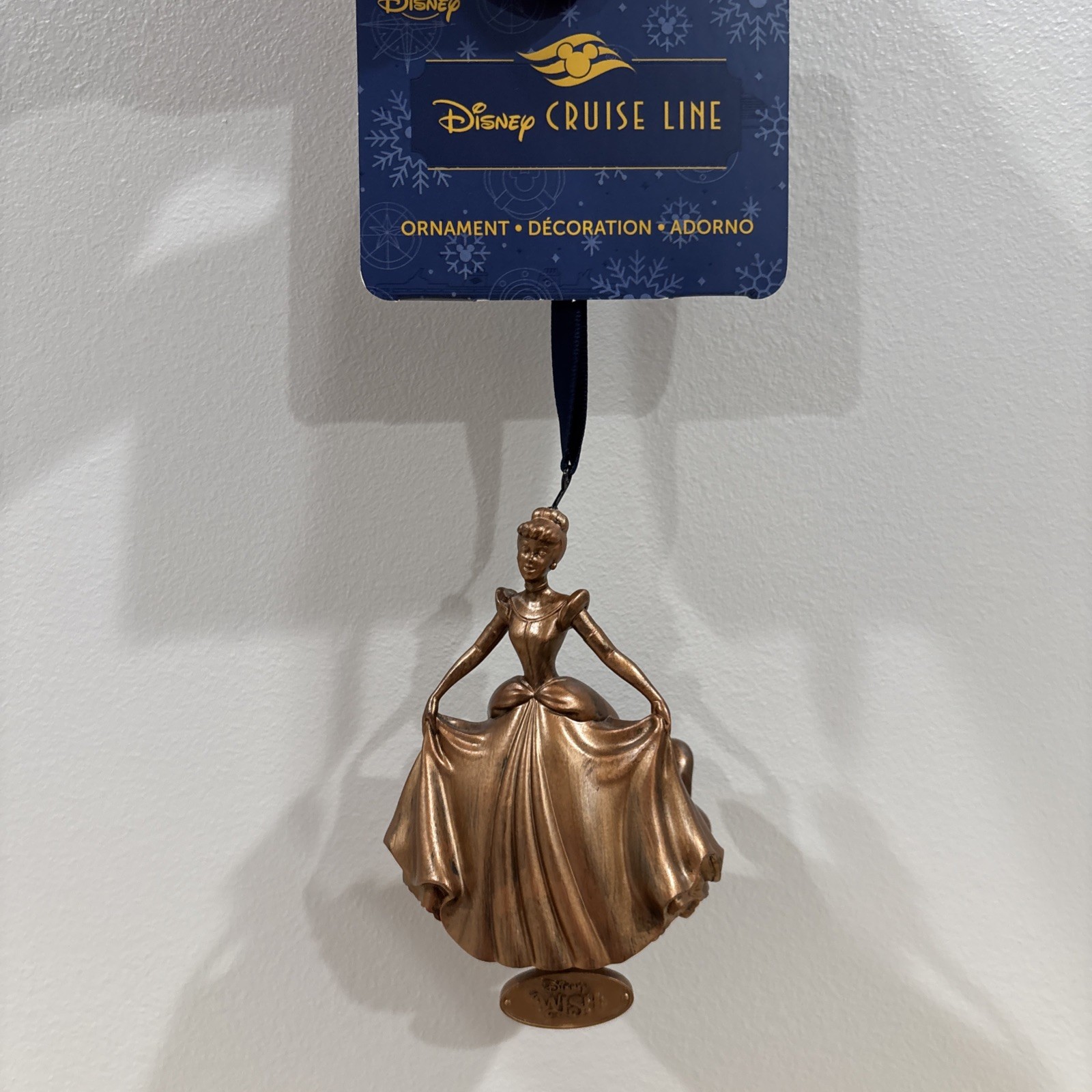  Cinderella 2026 Disney Cruise Line Disney Wish Atrium Statue Ornament DCL