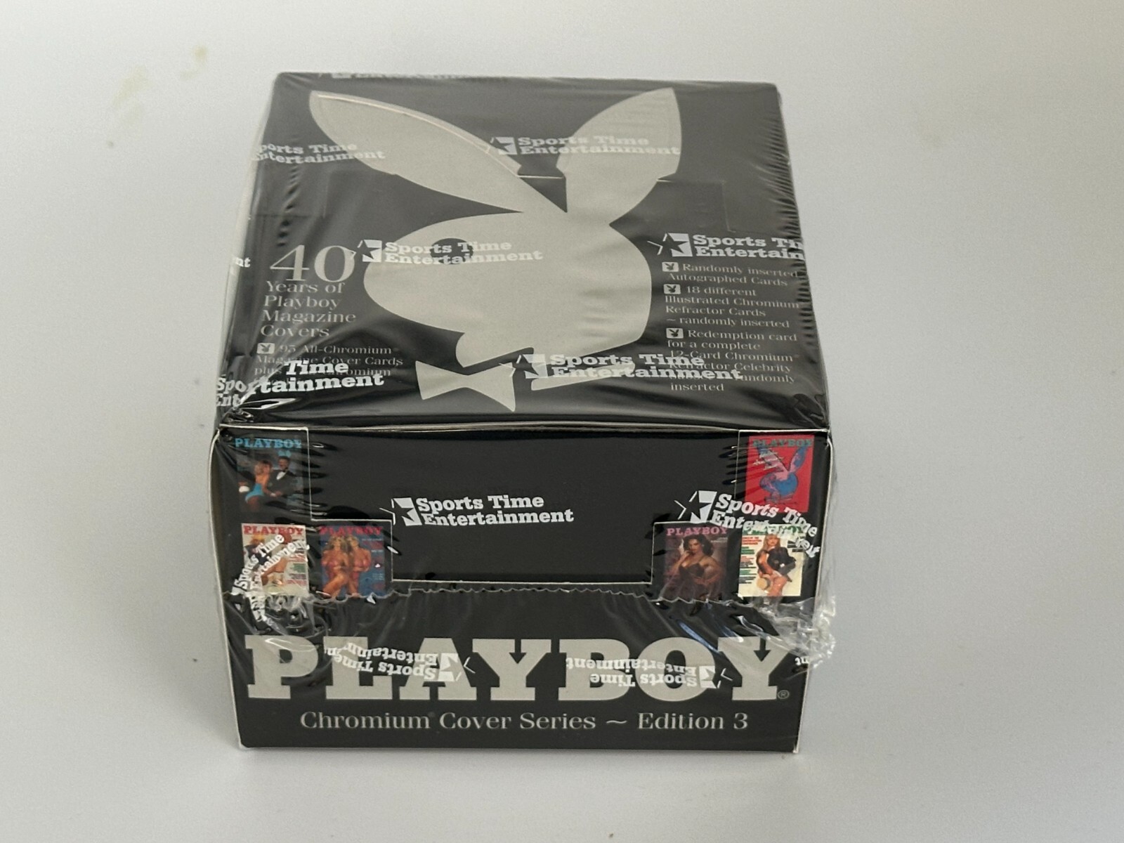 1997 Playboy Chromium Cover Cards Edition 3 Sealed Box