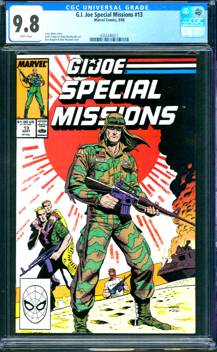 GI Joe Special Mission #13 Marvel Comics 1988 CGC 9.8
