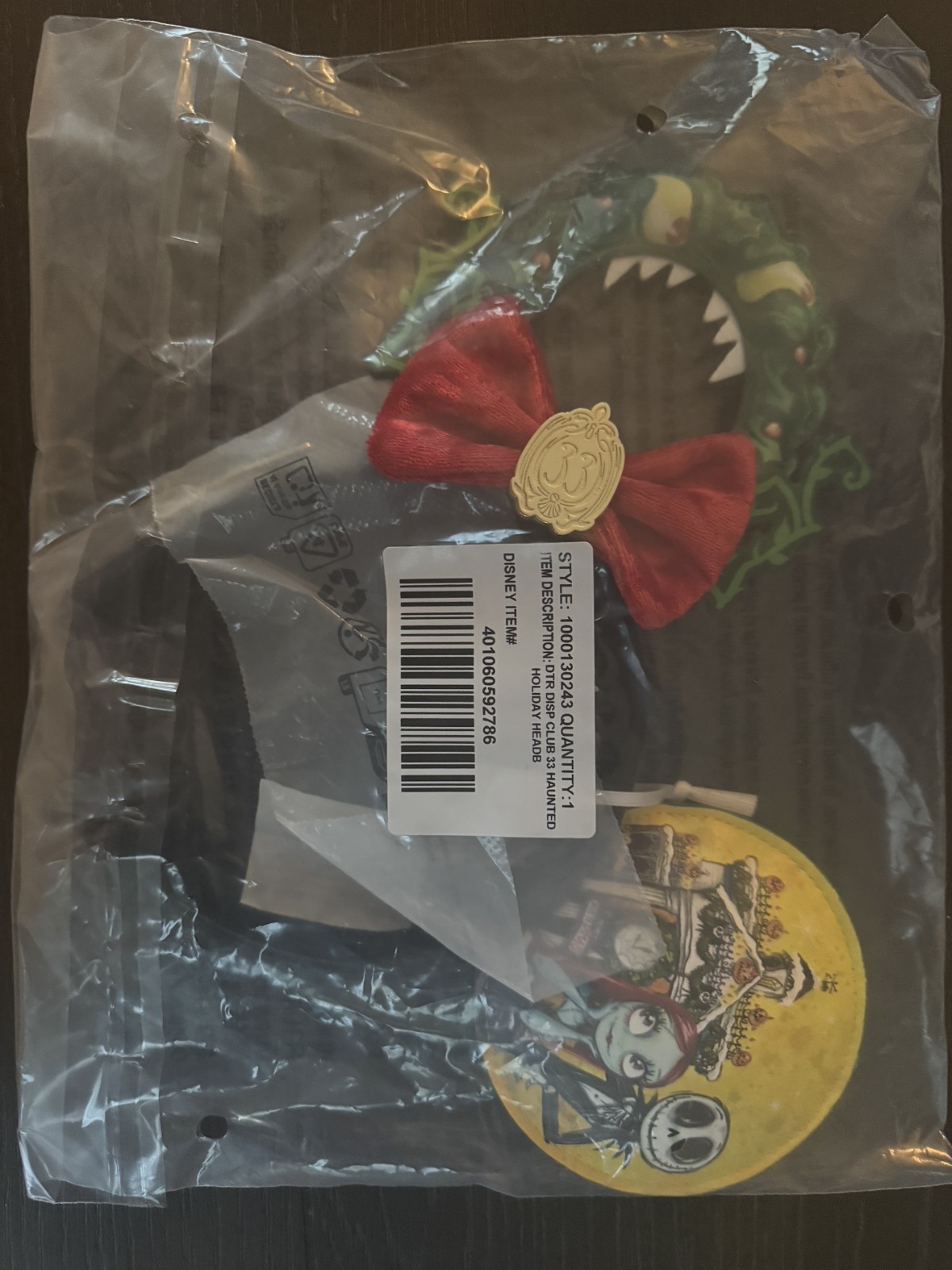 NEW RELEASE CLUB 33 NIGHTMARE BEFORE CHRISTMAS EARS LIMITED STOCK