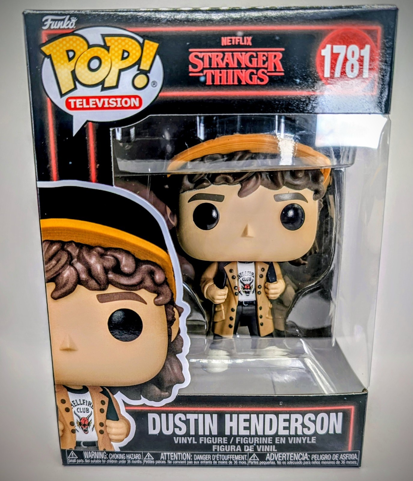 Funko Pop Stranger Things Dustin Henderson #1781 Season 5 + Protector
