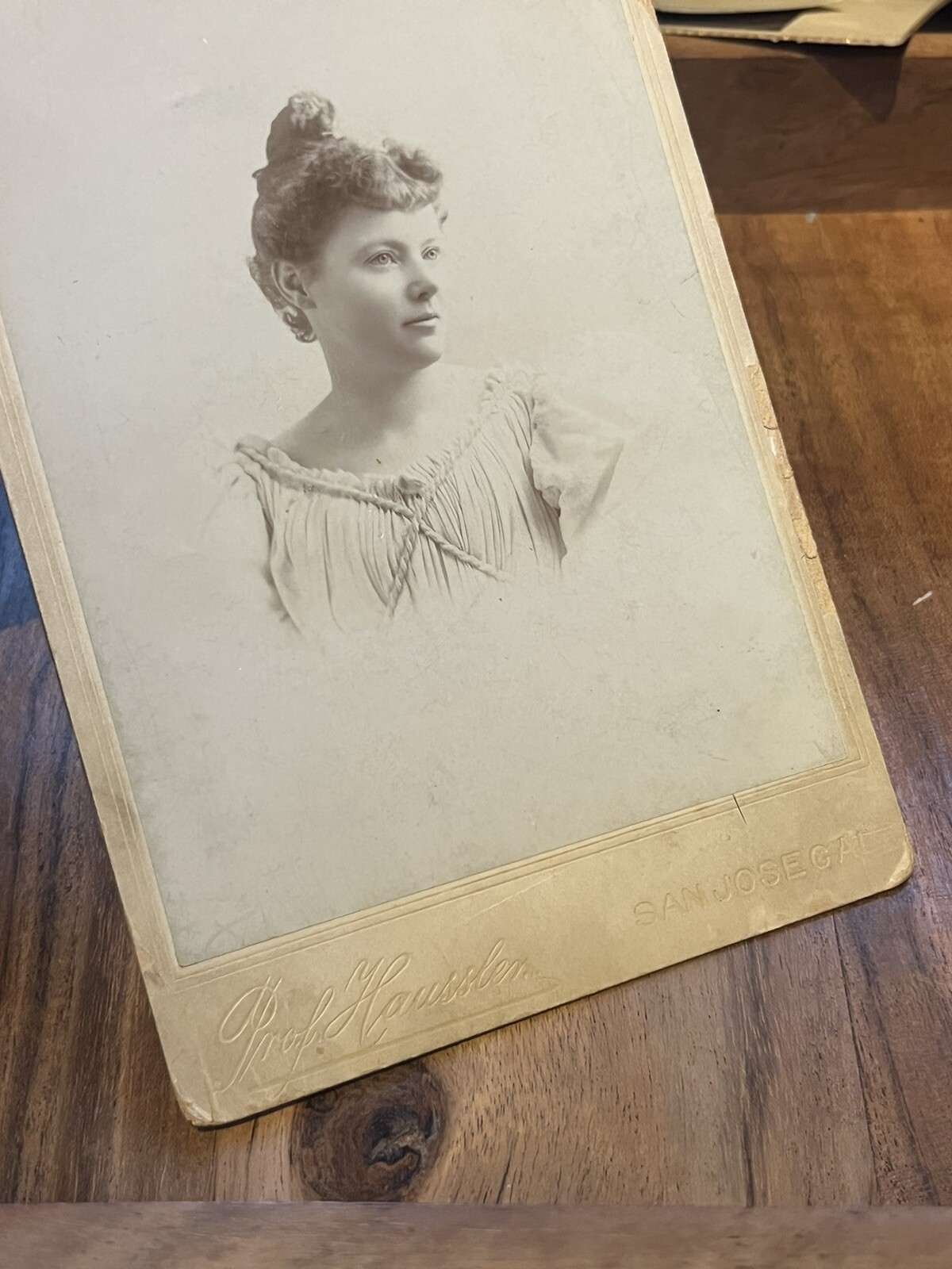 Antique Cabinet Card Photo  Beautiful Woman