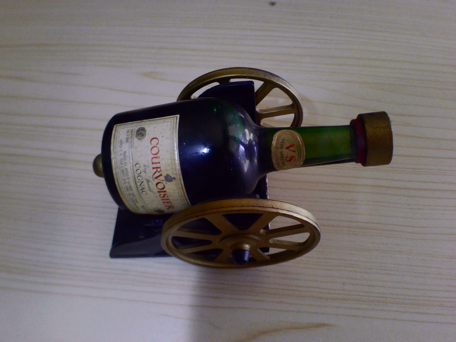 Vintage Courvoisier Cognac Cannon Holder