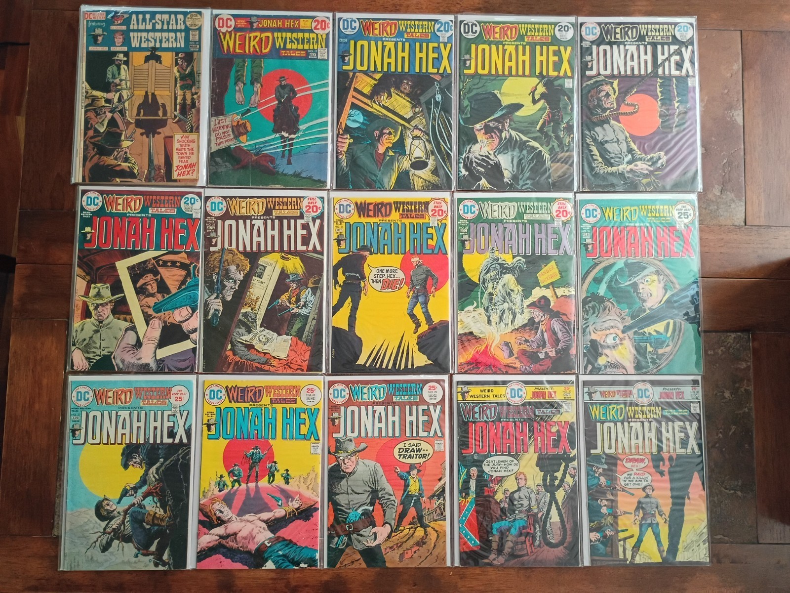 85 Bronze Age DC JONAH HEX TOMAHAWK FIREHAIR comics bagged boarded First Jonah